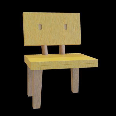 Suzume chair - Souta Munakata 3D model | CGTrader