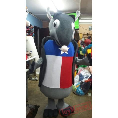 Animal Texas Armadillo Mascot Costume for Adult