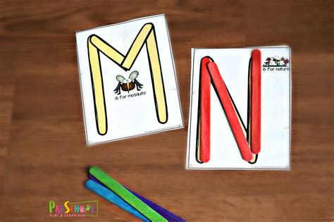 FREE Popsicle Stick Letters Printables