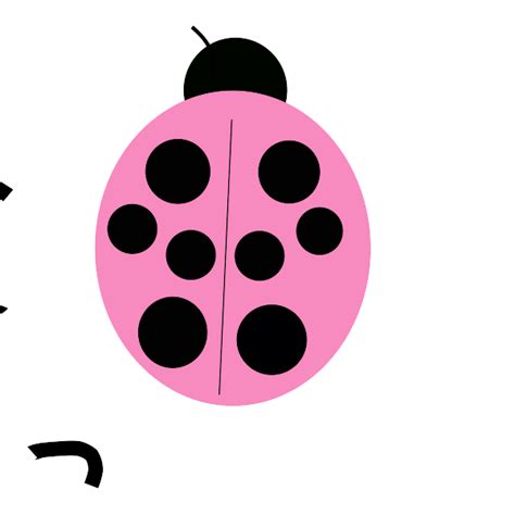 Pink Ladybug Clip Art at Clker.com - vector clip art online, royalty ...