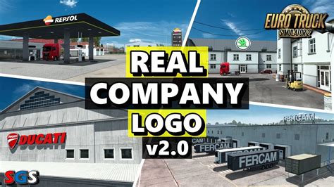 |ETS2 1.47| Real Company Logo v2.0 by Schumi - YouTube