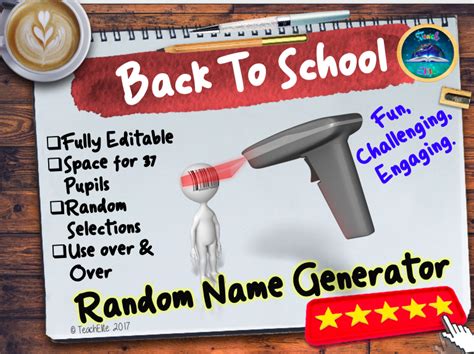 Back to School Random Name Generator | Teaching Resources