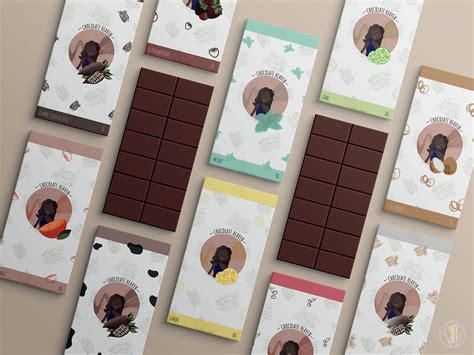 Chocolate Heaven fictional chocolate package design on Behance