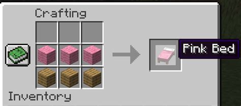 How to make a Pink Bed in Minecraft: Step by Step Guide