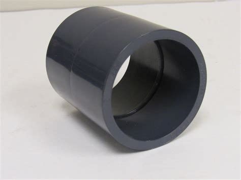 4" ERA Sch 80 PVC Straight Coupling - Socket x Socket