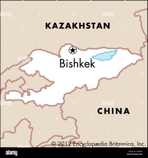 Bishkek kyrgyzstan maps cartography geography hi-res stock photography ...