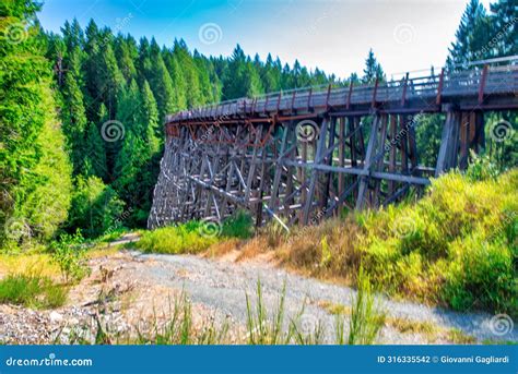 Amazing View of Kinsol Trestle Bridge in Vancouver Island - Canada ...