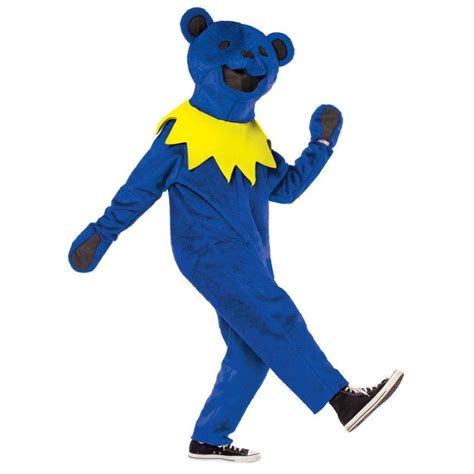 Grateful Dead Blue Dancing Bear Deluxe Adult Costume - Halloween Costume Ideas 2023