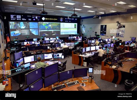 International Space Station Control Room Stock Photo - Alamy