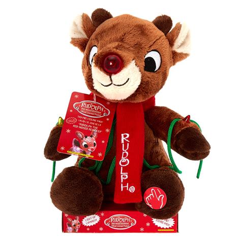 Rudolph the Red-Nosed Reindeer Singing & Dancing Plush Toy | Claire's US