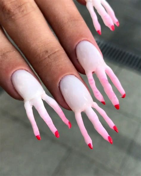 The Most Ridiculous Manicures That Will Make You Laugh - bemethis | Bad nails, Crazy nail ...