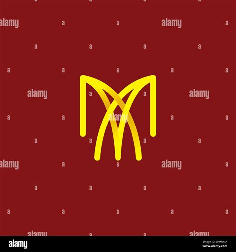 Letter m line hi-res stock photography and images - Alamy