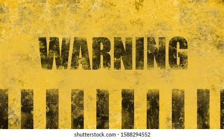 Yellow Warning Sign Yellow Black Background Stock Illustration 1588294552 | Shutterstock