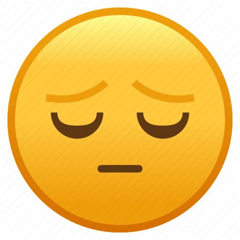 Emoji, emotion, face, negative, pensive, sad, smiley icon - Download on ...