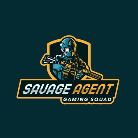 Placeit - Gaming Squad Logo Maker with Heavy Armored Soldier Character