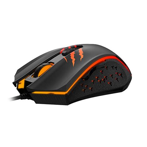 Mouse gaming alámbrico negro MS1027