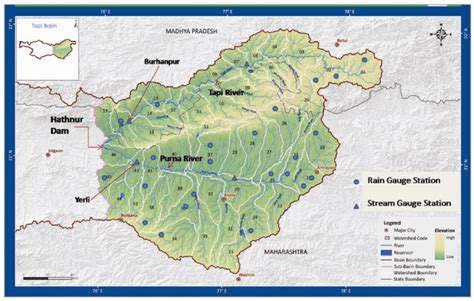 Upper Tapi Basin (source: www.india-wris.nrsc 69 ). | Download Scientific Diagram