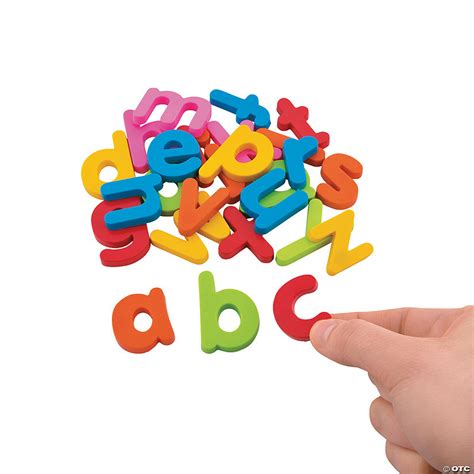 Plastic Magnetic Letters - Lowercase Letter Set - 57 Pc. | Oriental Trading