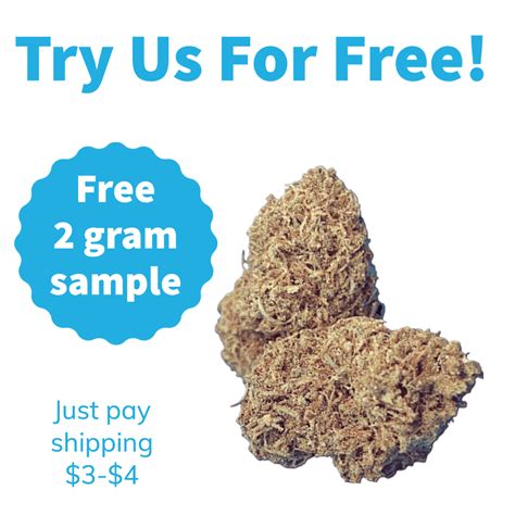 Try Our Organic Craft CBD Flower For Free | CBD Flower Sample