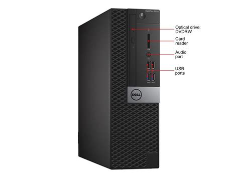 Refurbished: DELL Desktop Computer 5050 Intel Core i5-7500 16 GB 256 GB M.2-NVMe SSD Windows 10 ...