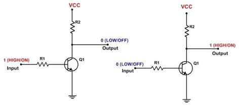 Simple Circuit Diagram Of Not Gate