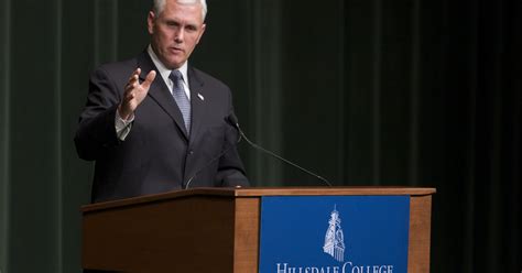 Vice President Mike Pence to speak at Hillsdale College commencement