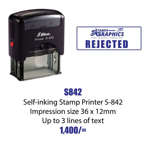 Self-inking Stamp Printer S-845 - Stamps Graphics | Rubber Stamps In ...