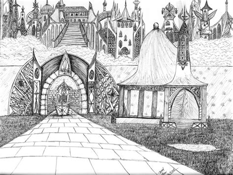 Medieval City Drawing at GetDrawings | Free download