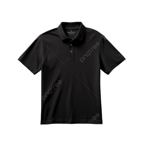 Black Polo Shirt Mockup Hanging Png File, Polo, Shirt,