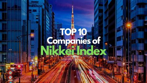 Top 10 Companies of Nikkei 225 Index by Weight (Japan 225 Index)