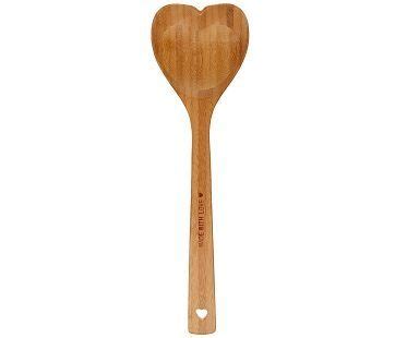 Heart Shaped Wooden Spoon