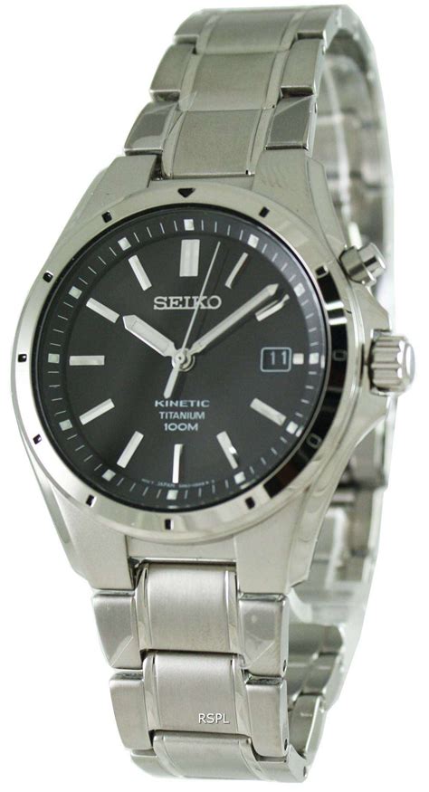 Seiko Kinetic Titanium SKA493P1 Mens Watch