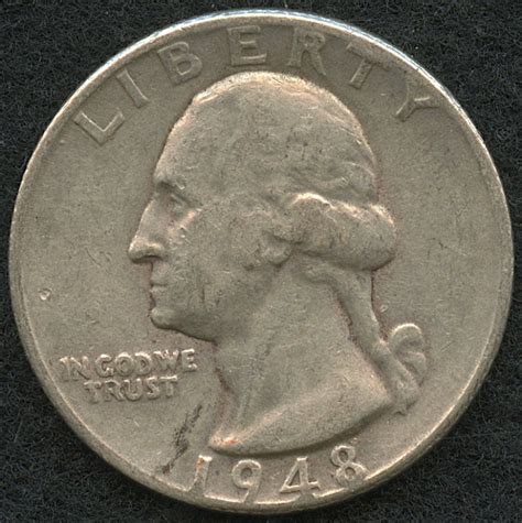 1948 Washington Quarter Dollar Silver Coin | Pristine Auction