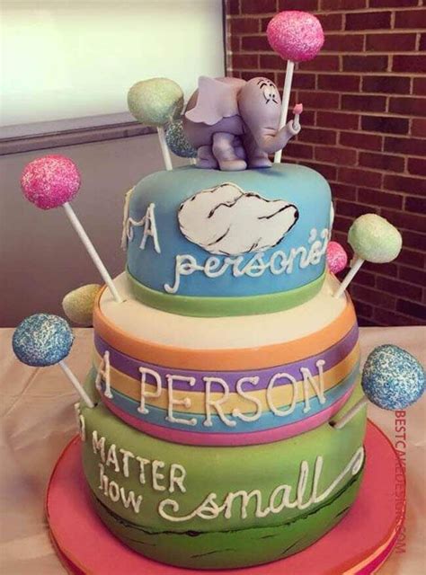 50 Horton Hears a Who Cake Design (Cake Idea) - October 2019 | Seuss cakes, Cool cake designs ...