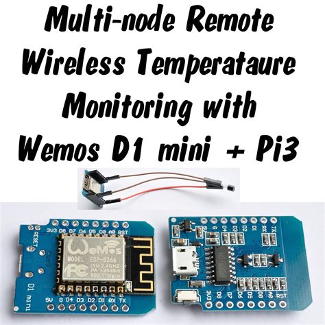 Wireless Remote Sensing with Wemos D1 mini, Arduino IDE, Raspberry Pi and lighttpd web server ...