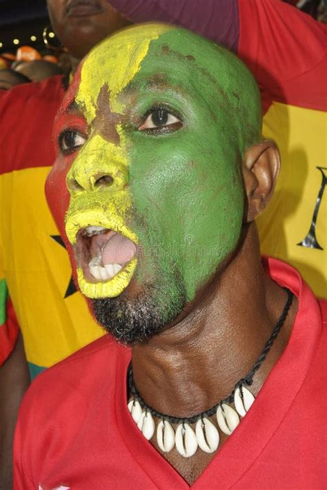 Ghana supporters editorial photography. Image of male - 28969572