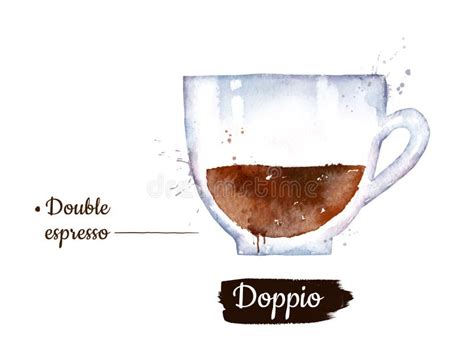 Doppio Coffee Stock Illustrations – 731 Doppio Coffee Stock ...