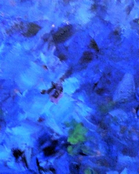 Abstract Indigo Blue Painting Abstract Indigo Wall Art Blue | Etsy