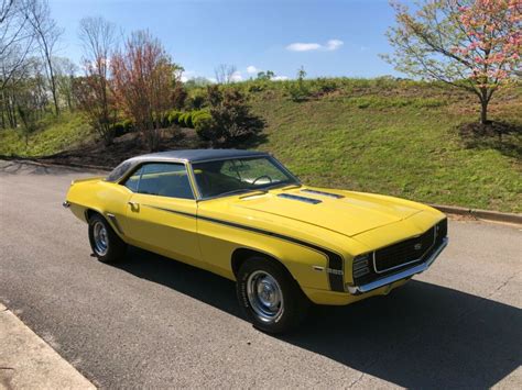 1969 CHEVROLET CAMARO SS 383 4 SPEED RS YELLOW HOUNDSTOOTH FULLY RESTORED - Classic Chevrolet ...