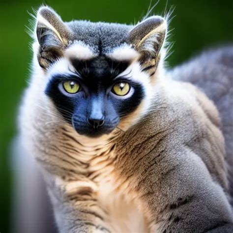 a feline lemur - cat - hybrid, animal photography | Stable Diffusion | OpenArt