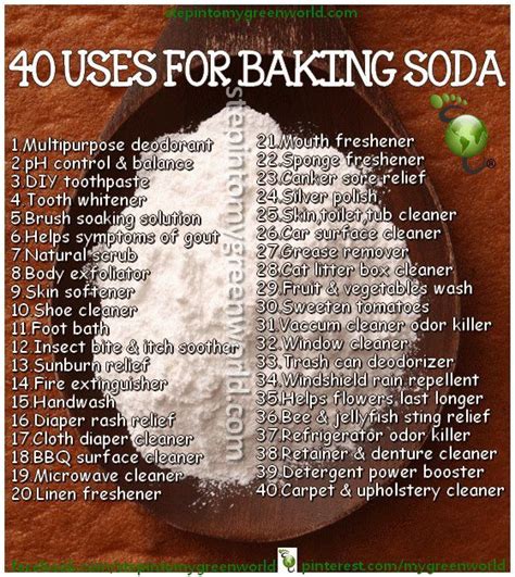 40 Uses for Baking Soda | ENCYCLOPEDIA OF FOOD FOR HEALTH AND WELL-BEING