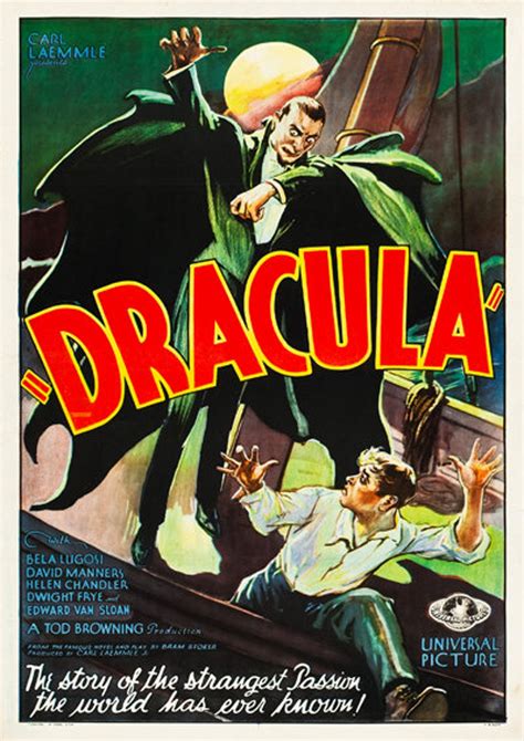 Dracula Dracula Movie Poster 1931 Monster Movies United - Etsy