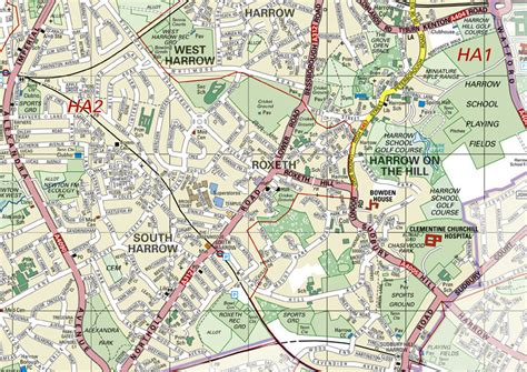 Harrow London Borough Map | I Love Maps