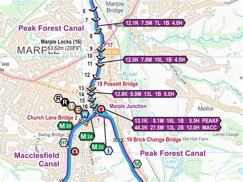 Cheshire Ring Maps – Waterway Routes