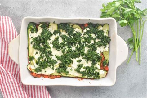 Zucchini Lasagna (Not Watery!) - Simple Joy