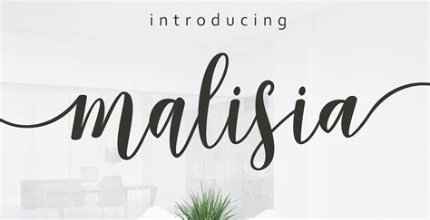 Malisia Script Font | Fontspring