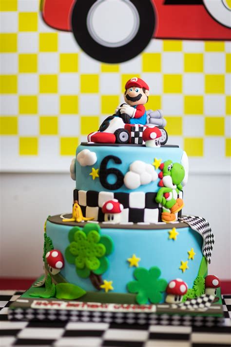 A Bright and Colorful Mario Kart Birthday Party - Anders Ruff Custom Designs, LLC