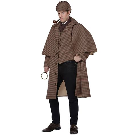 English Detective/Sherlock Holmes Adult Costume - Walmart.com - Walmart.com