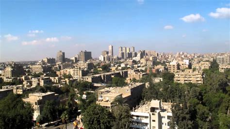 Maadi, Cairo, Panoramic from my roof (English VoiceOver) - YouTube