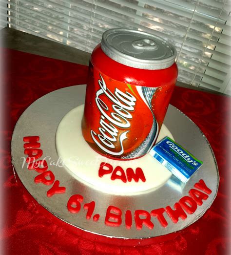 Coca Cola Can Birthday Cake - CakeCentral.com
